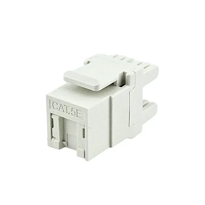 Keystone RJ 45 Cor Branca  CAT 5e 180º