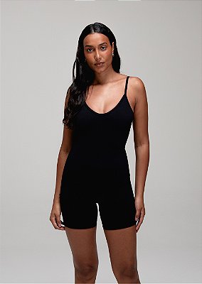 Macaquinho Ease Seamless Preto - SOWD