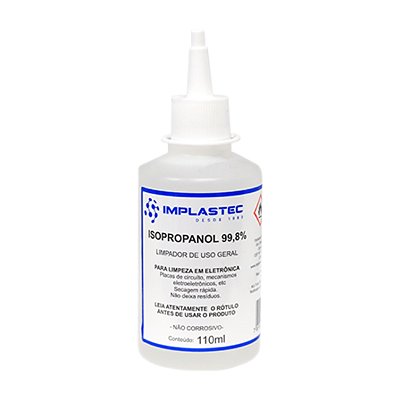 Álcool Isopropílico Implastec 110ml 99,8% Puro