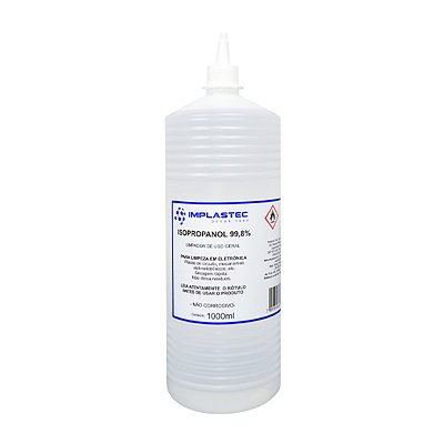 Álcool Isopropílico Implastec 1000ml 99,8% Pureza