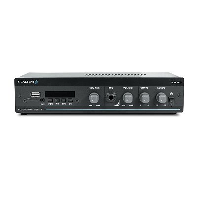 Amplificador Slim 1000 APP G5 Frahm BLUETOOTH USB FM 40W