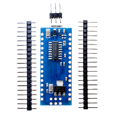 Placa Arduino Nano 3.0 ATmega328 SMD CH340 com Cabo USB Arduino