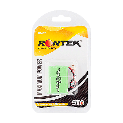 Bateria para telefone sem fio 3.6 V RONTEK 600mAh AAA