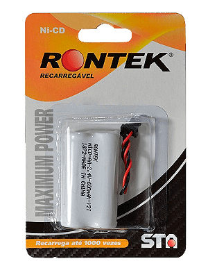 Bateria Recarregável 2.4V AA 600mah