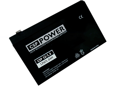 Bateria Selada 12V 1.3AH VRLA Bateria Selada 12V 1.3A CSP Power