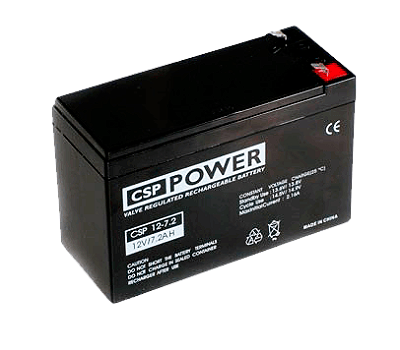 Bateria Selada 12V 7.2Ah VRLA CSP Power