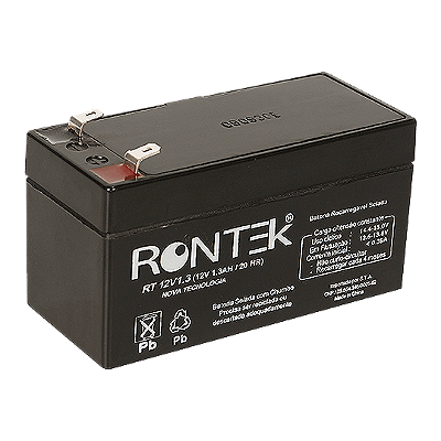 Bateria Selada 12V 1,3AH Bateria Selada 12V 1,3AH Rontek