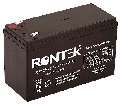 Bateria Selada VRLA 12V 7AH Rontek