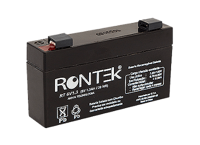 Bateria Selada 6V 1,3AH Bateria Selada 6V 1,3AH Rontek