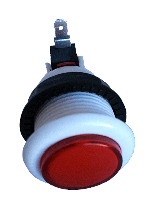 Chave Botão Push Button NA Vermelho PBS-29