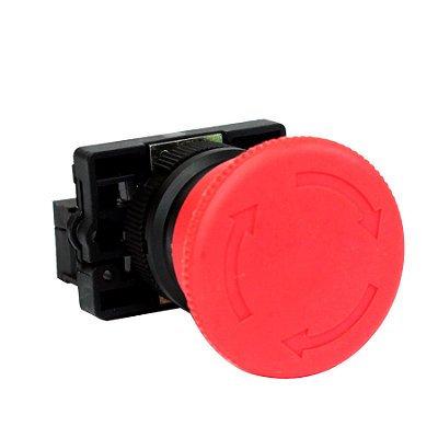 Botão de Emergência Cogumelo P20BKR-R-1B Metaltex