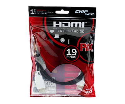 Cabo HDMI 2.0 4K UltraHD 3D 1 Metro