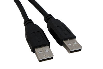 Cabo USB A Macho para USB A Macho 2.0 High-Speed 1,80 Metros Emborrachado Preto