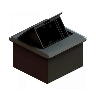 Caixa de Mesa Pratik 128 2 Tomadas 1 USB QM 15001.00 Dutotec