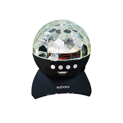 Caixa de Som com Bluetooth e Led Colorido CS-A24BT