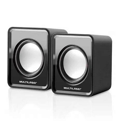 Caixa de Som Multilaser SP144 USB 3W RMS Par