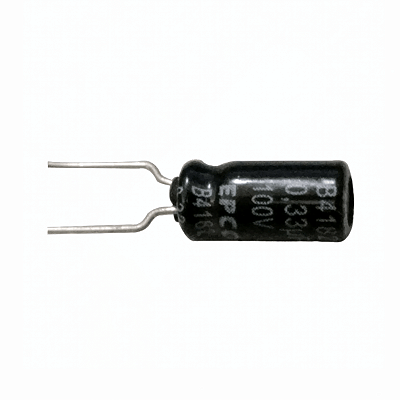 Capacitor Eletrolítico 0,33uF 100V Radial Epcos