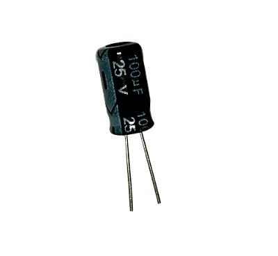 Capacitor Eletrolítico 100uf x 25V