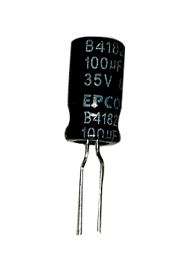 Capacitor Eletrolítico 100uf x 35V