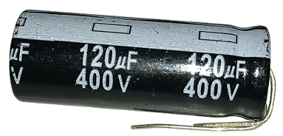 Capacitor Eletrolítico 120uf x 400V