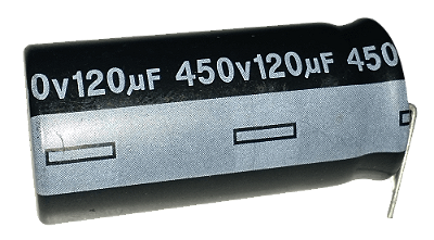 Capacitor Eletrolítico 120uf x 450V