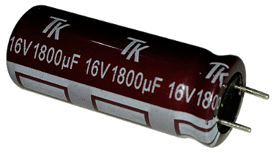 Capacitor Eletrolítico 1800uf x 16V