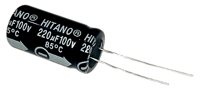 Capacitor Eletrolítico 220uf x 100V
