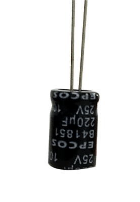 Capacitor Eletrolítico 220uf x 25V