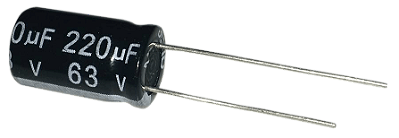 Capacitor Eletrolítico 220uf x 63V