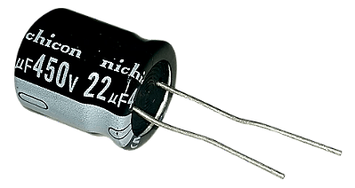 Capacitor Eletrolítico 22uf x 450V