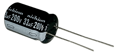 Capacitor Eletrolítico 33uf x 200V
