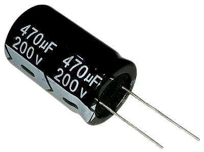 Capacitor Eletrolítico 470uf x 200V