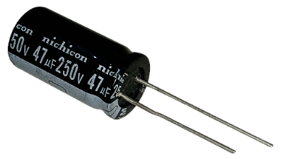Capacitor Eletrolítico 47uf x 250V