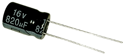 Capacitor Eletrolítico 820uf x 16V
