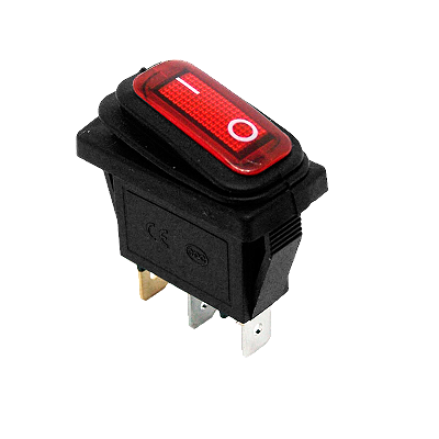 Chave Prova D'Agua Iluminada L/D 3 Terminais 220V 15A