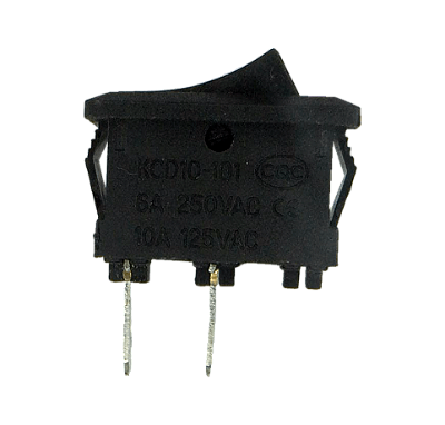 Chave Quadrada Mini Interruptor Basculante 2 Terminais 220V 6A
