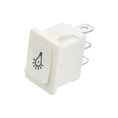 Chave Gangorra Mini Liga Desliga 3 Terminais 220V 6A Com Luz Neon FK-300
