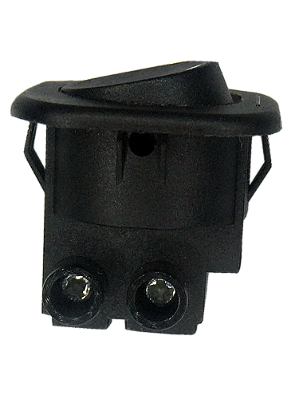 Chave Redonda Liga Desliga 2 Terminais 220V 6A Parafuso 20mm