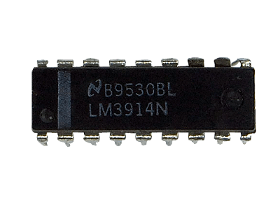 Circuito Integrado LM3914 - Driver de LED - Componente