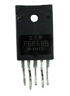 Circuito Integrado STRF 6668 Sanken Componente Eletrônico