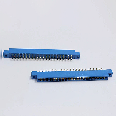 Conector para Placa PCB 2x22 Vias 44 Pinos 2.54mm Edge Card Azul