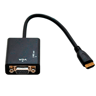 Conversor de Cabo HDMI para VGA CC-HVA100 EXBOM