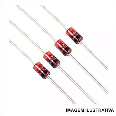 Diodo de Sinal Motorola 1N4148 100V 0.5A 100 Unidades