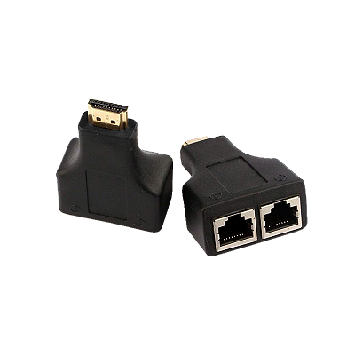 Extensor HDMI por Cabo de Rede Cat-5e/6 30 Metros 1080p Par
