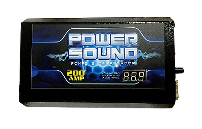 Fonte Automotiva Digital 200A Power Sound 200A Power Sound
