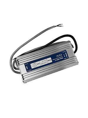 Fonte Blindada Driver LED 12V 60W IP67 5A Metal Prata