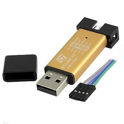 Gravador ST-LINK V2 Microcontroladores STM8 STM32 ST