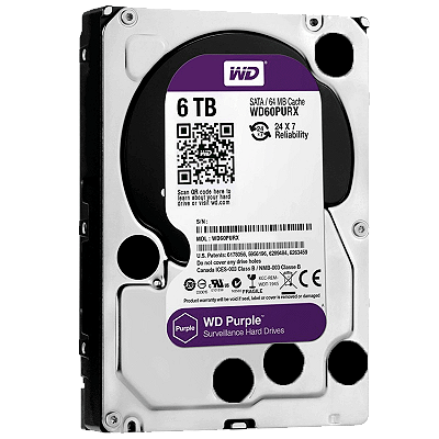 HD Intelbras/Western Digital 6TB