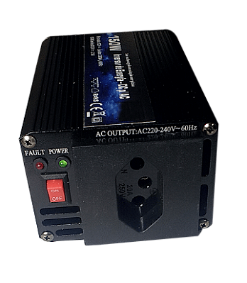 Inversor de Potência 12V 150W Onda Modificada Saída 220V USB