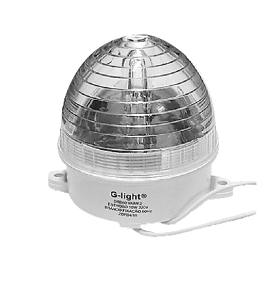 Lampada Estrobo 10W 220V Branco Sinalizacao